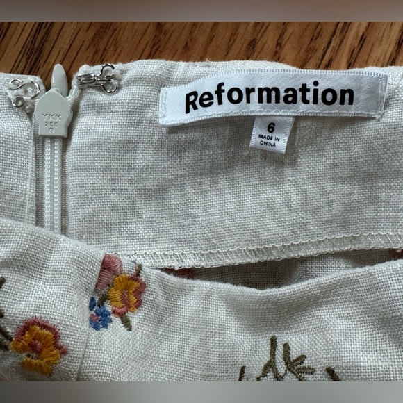 Reformation Floral Linen Pant - Picture 3 of 7